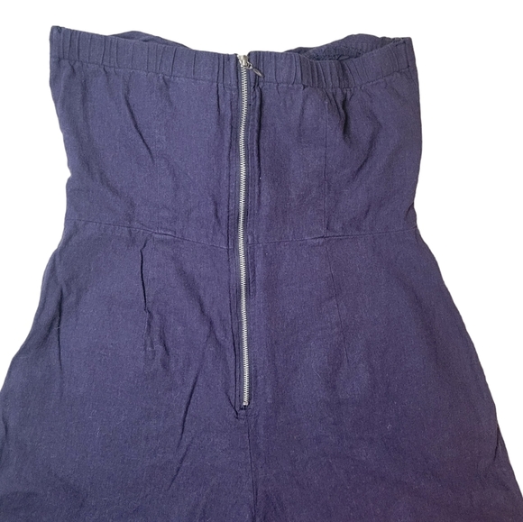 Gypsies and Moondust Linen Blend Romper - Picture 4 of 5